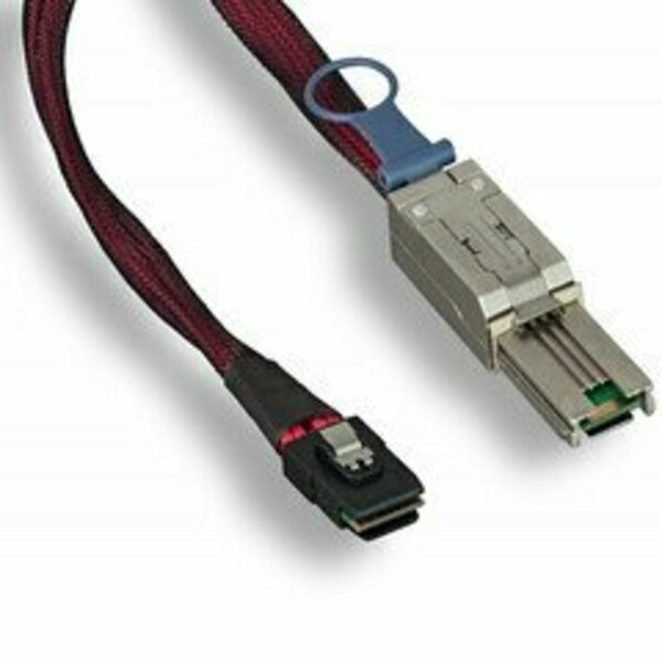 Swe-Tech 3C SFF8087 Internal to SFF8088 External Mini-SAS Cable, 6Gbit, SFF8087 male to SFF8088 male, 2m FWT23SA-02301